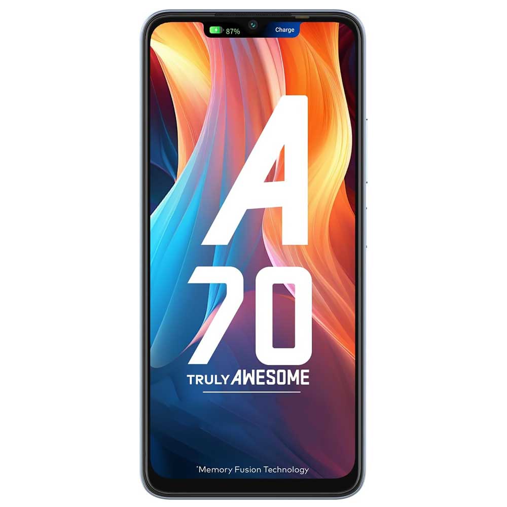 Celular Itel A70 A665L 4GB de RAM / 128GB / Tela 6.6" / Dual Sim LTE - Azure Azul