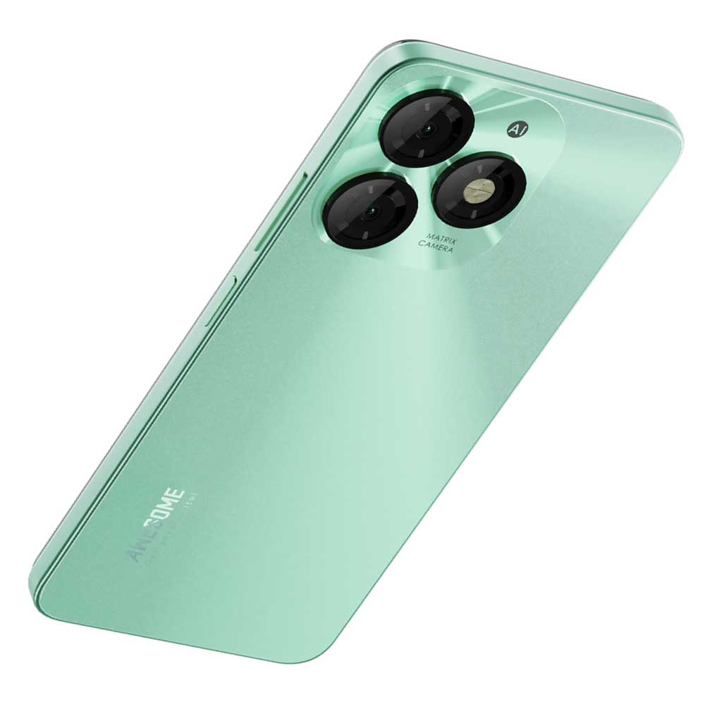 Celular Itel A70 A665L 4GB de RAM / 256GB / Tela 6.6" / Dual Sim LTE - Field Verde