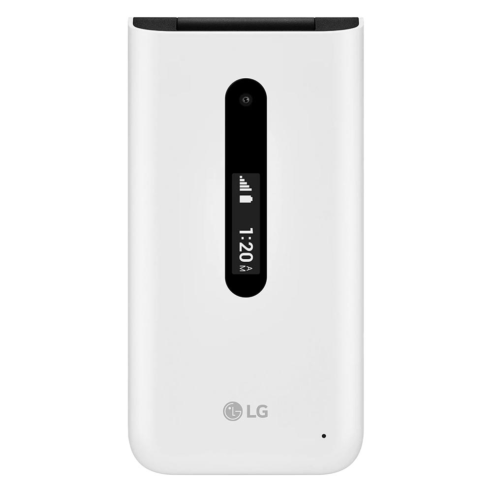 Celular LG Folder 2 LM-Y120S 1GB de RAM / 8GB / Tela 2.8" / Dual Sim LTE - Branco