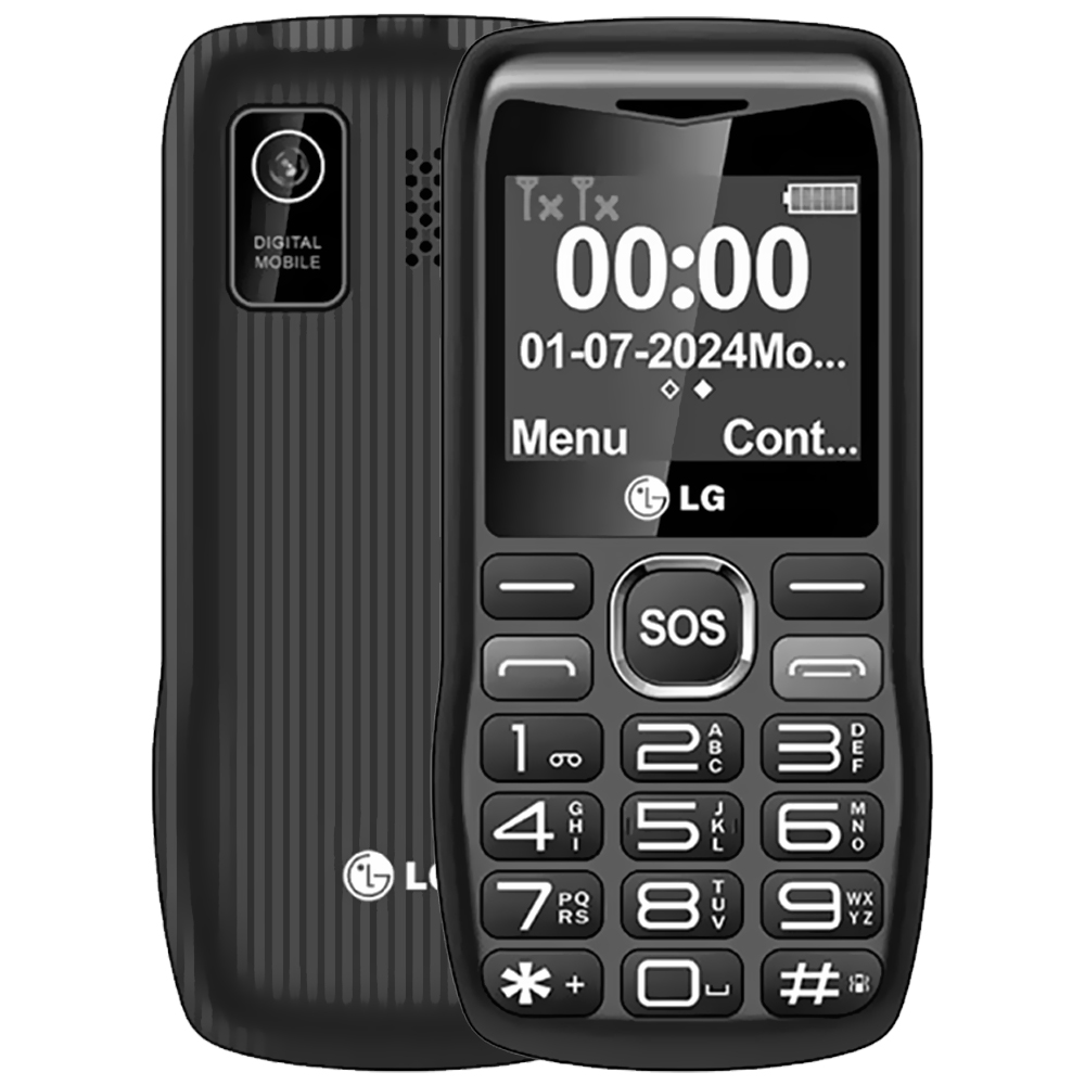 Celular LG G365 4G Tela 2.0" / Dual Sim LTE - Preto Titan