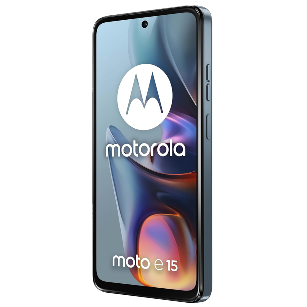 Celular Motorola E15 XT2523-6 2GB de RAM / 64GB / Tela 6.6" / Dual Sim LTE - Misty Blue