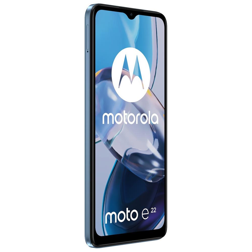 Celular Motorola E22 XT2239-9 4GB de RAM / 64GB / Tela 6.5" / Dual Sim LTE - Azul