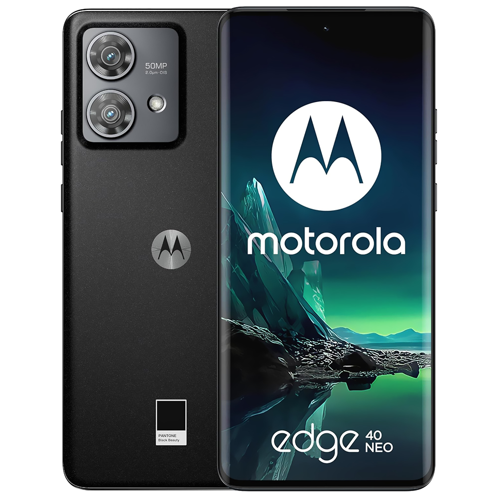 Celular Motorola Edge 40 Neo XT2307-1 12GB de RAM / 256GB / Tela 6.55" / Dual Sim 5G - Preto Beauty