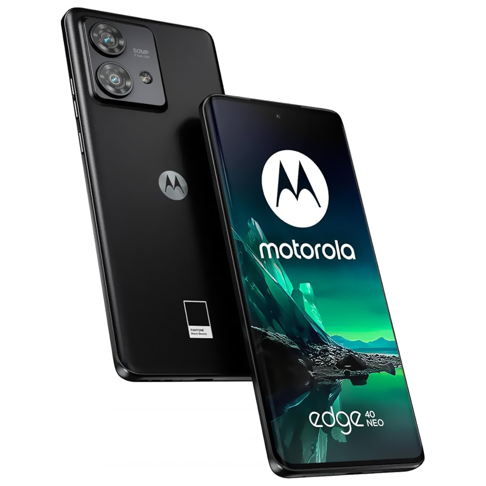 Celular Motorola Edge 40 Neo XT2307-1 12GB de RAM / 256GB / Tela 6.55" / Dual Sim 5G - Preto Beauty