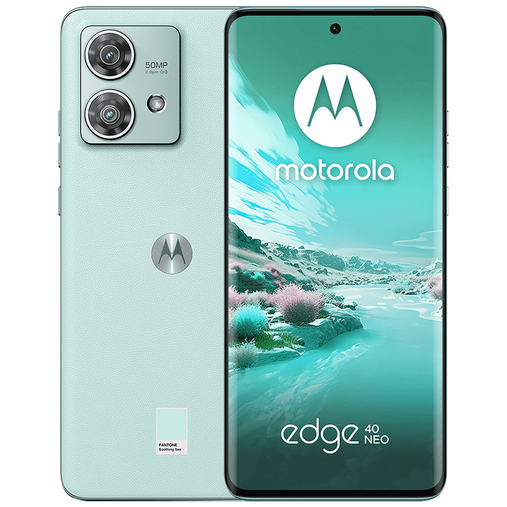 Celular Motorola Edge 40 Neo XT2307-1 12GB de RAM / 256GB / Tela 6.55" / Dual Sim 5G - Soothing Sea