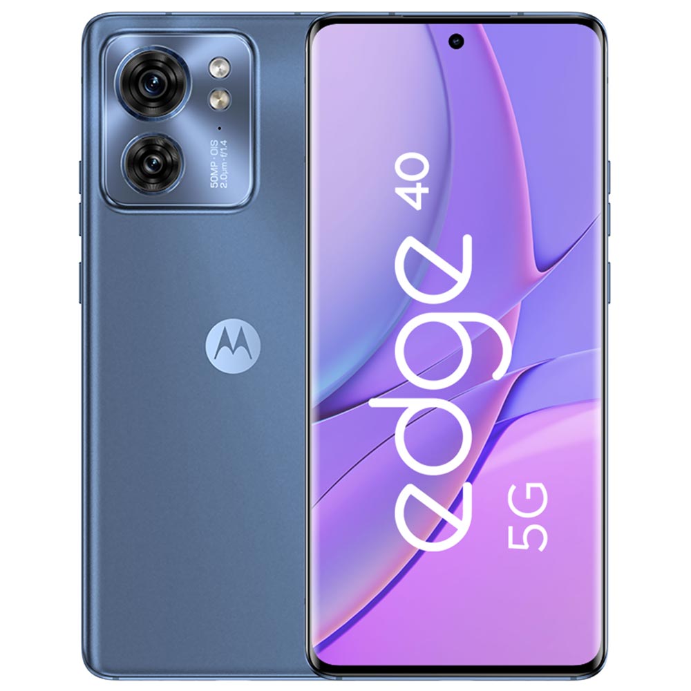 Celular Motorola Edge 40 XT2303-2 8GB de RAM / 256GB / Tela 6.55" / Dual Sim 5G - Nebula Azul