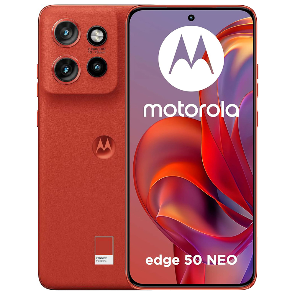 Celular Motorola Edge 50 Neo XT2409-1 12GB de RAM / 512GB / Tela 6.4" / Dual Sim 5G - Pantone Poinciana
