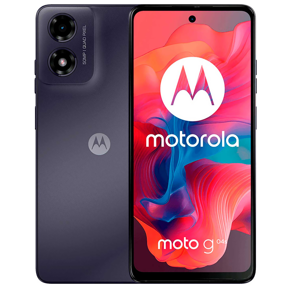 Celular Motorola G04S XT2421-7 4GB de RAM / 64GB / Tela 6.56" / Dual Sim LTE - Preto Cosmico