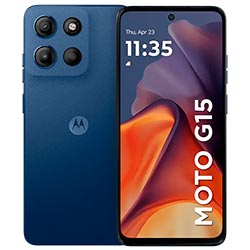 Celular Motorola G15 XT2521-3 4GB de RAM / 128GB / Tela 6.72" / Dual Sim LTE - Sea Azul