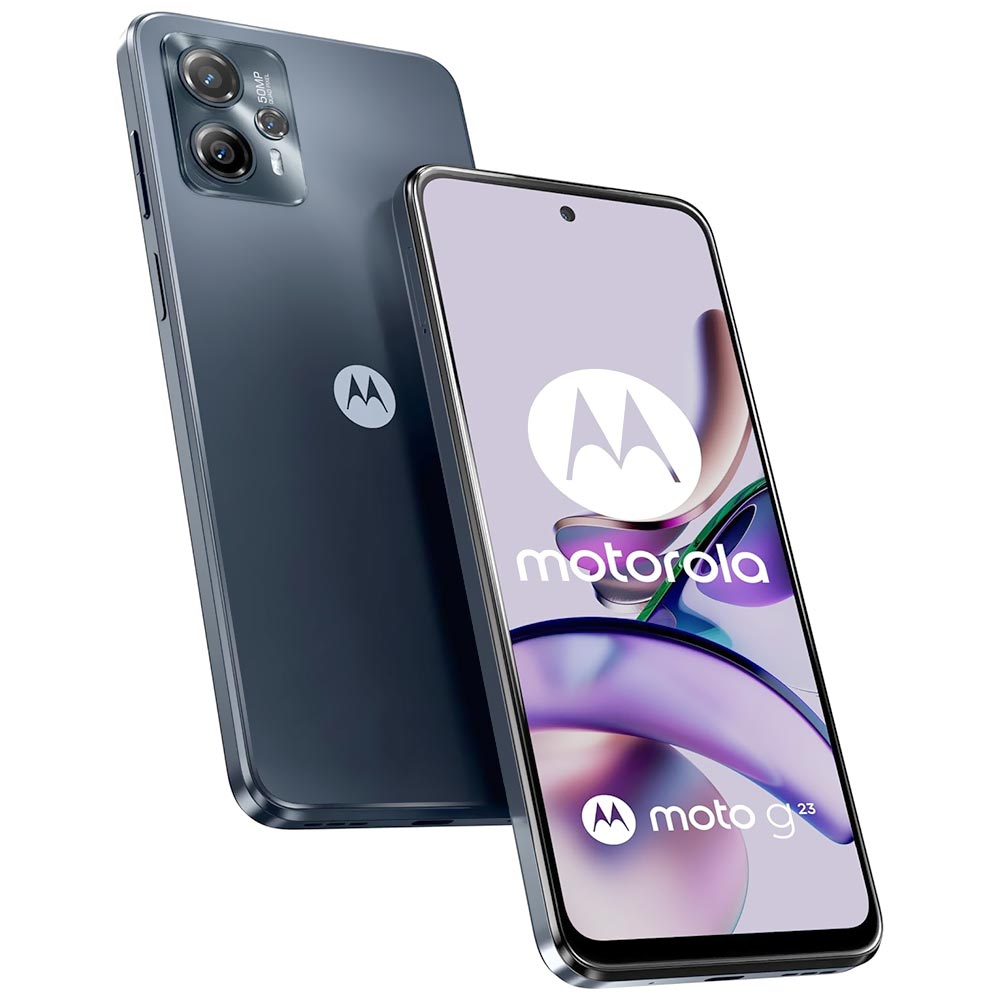 Celular Motorola G23 XT2333-3 8GB de RAM / 128GB / Tela 6.5" / Dual Sim LTE - Matte Charcoal