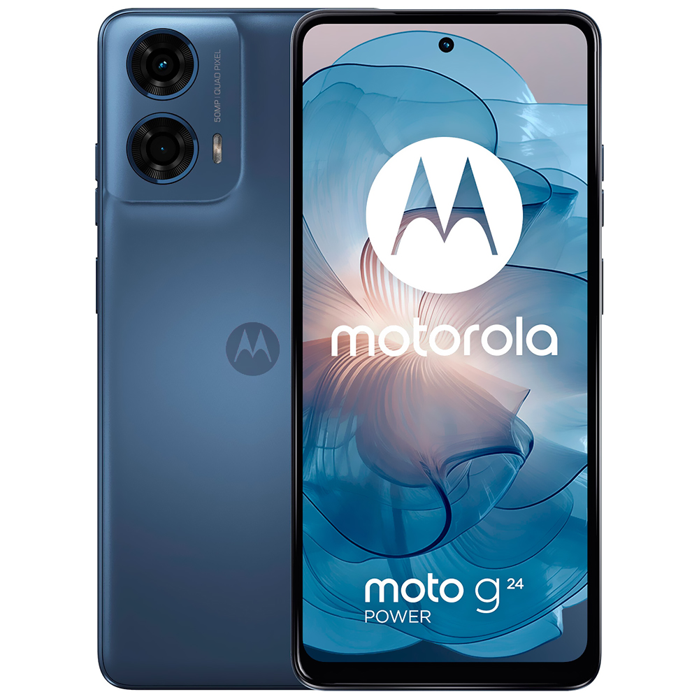 Celular Motorola G24 Power XT2425-4 8GB de RAM / 256GB / Tela 6.56" / Dual Sim LTE - Ink Azul
