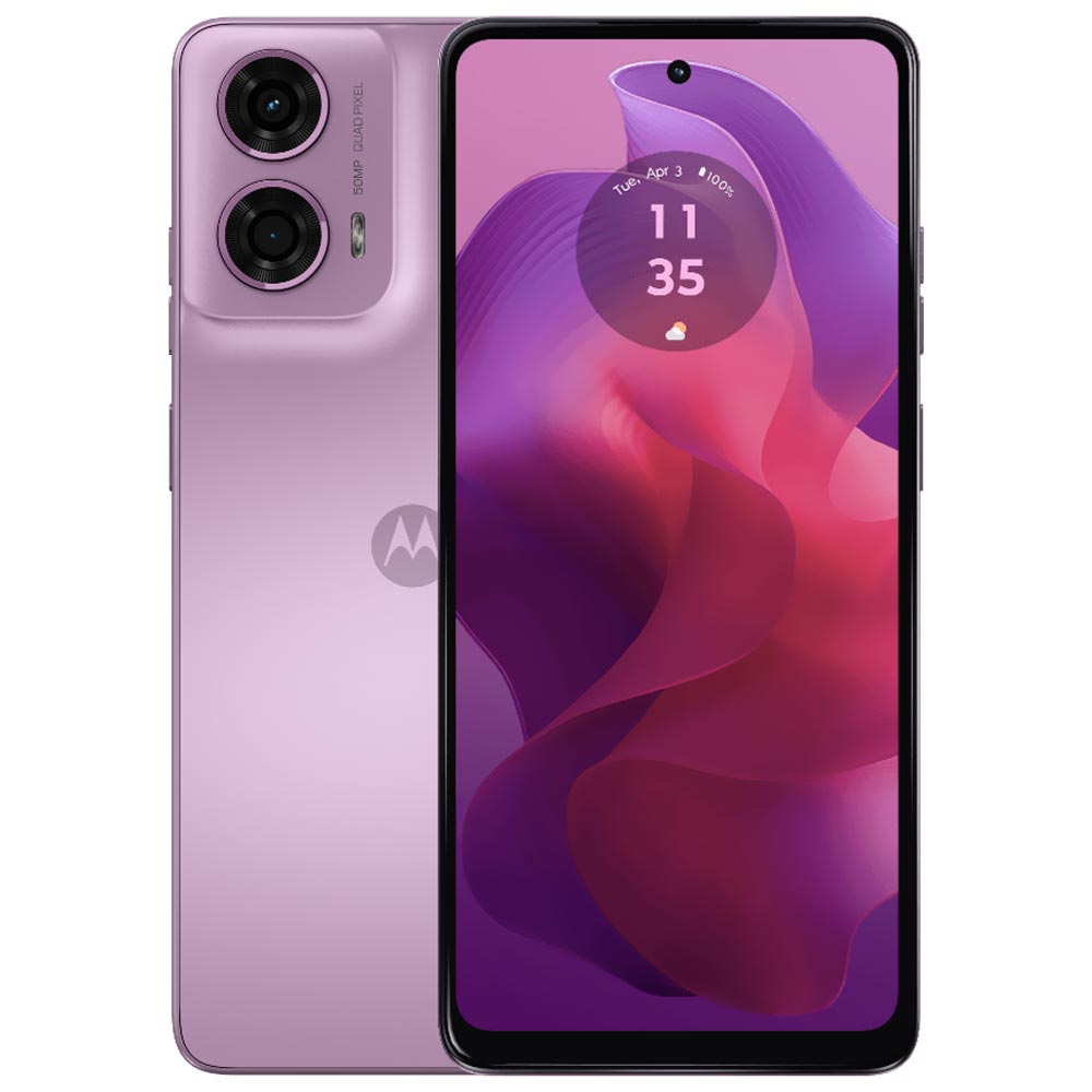 Celular Motorola G24 XT2423-3 8GB de RAM / 128GB / Tela 6.5" / Dual Sim LTE - Lavender Rosa