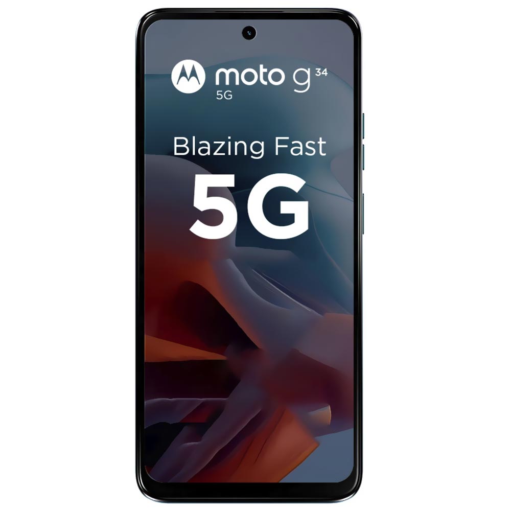 Celular Motorola G34 XT2363-3 5G 4GB de RAM / 64GB / Tela 6.56" / Dual Sim - Charcoal Preto