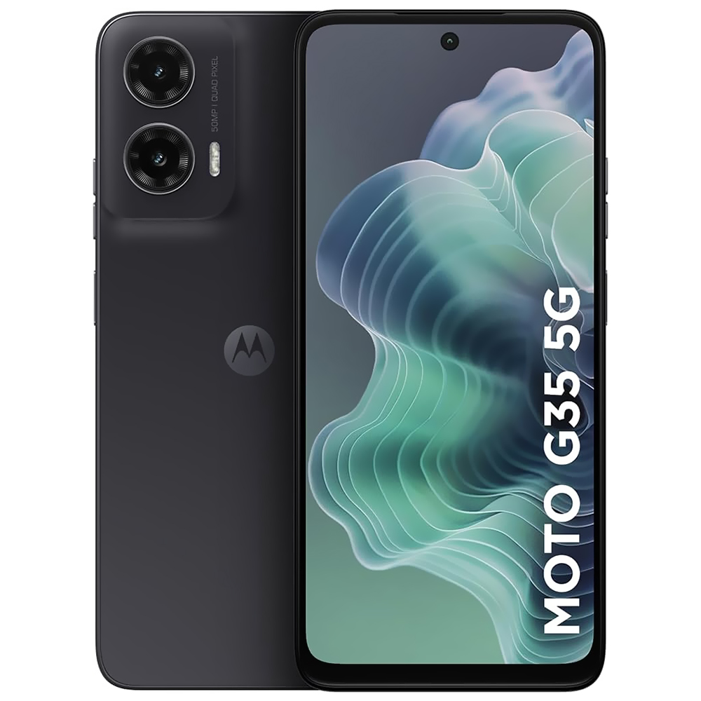 Celular Motorola G35 5G XT2433-5 4GB de RAM / 128GB / Tela 6.72" / Dual Sim 5G - Midnight Preto