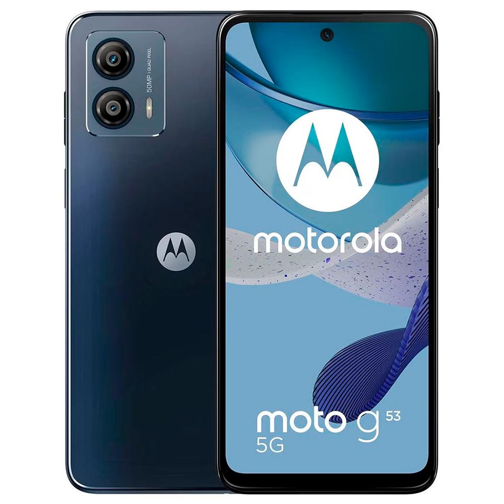Celular Motorola G53 5G XT2335-2  4GB de RAM / 128GB / Tela 6.52" Dual Sim LTE - Ink Azul