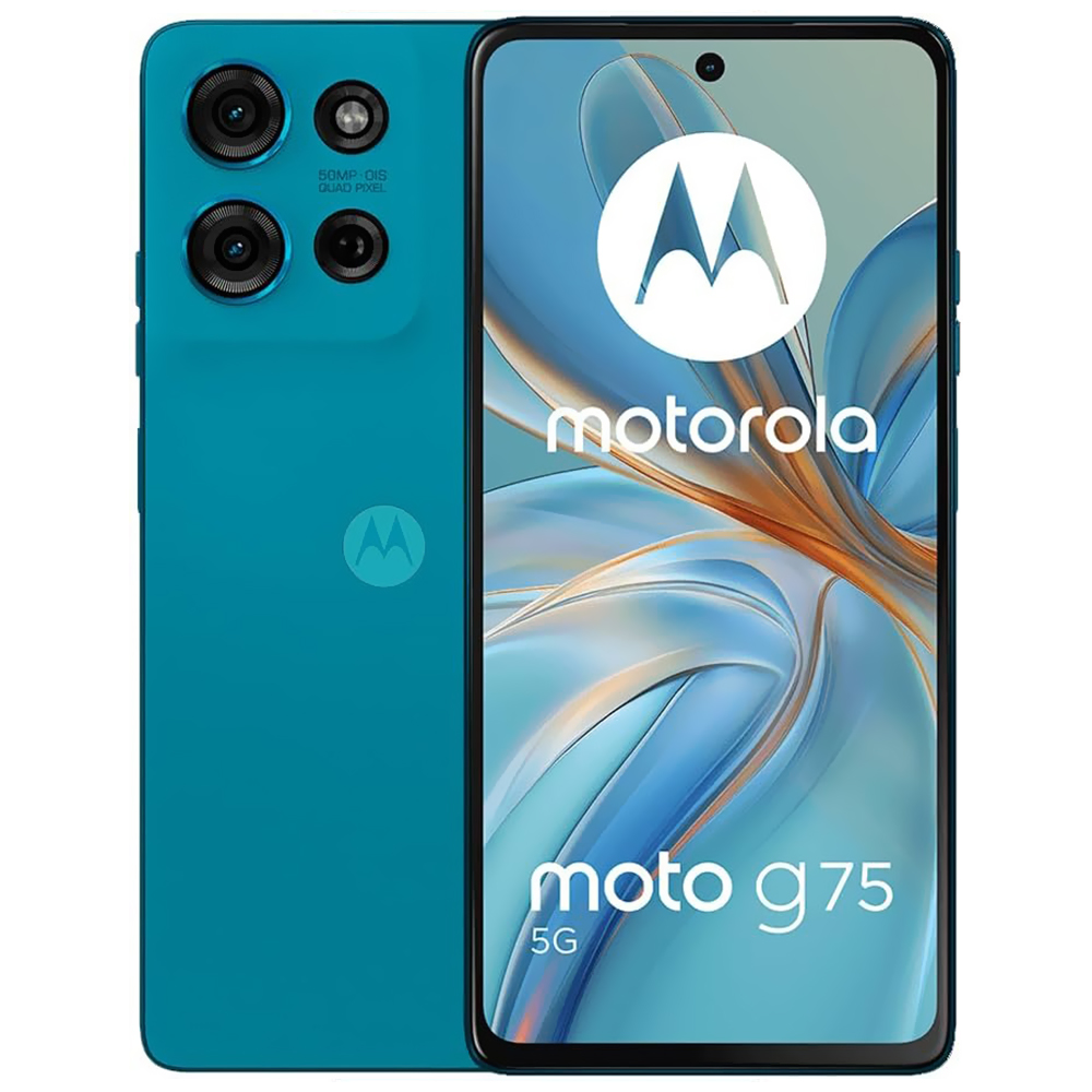Celular Motorola G75 5G XT2437-3 8GB de RAM / 256GB / Tela 6.8" / Dual Sim 5G - Aqua Azul