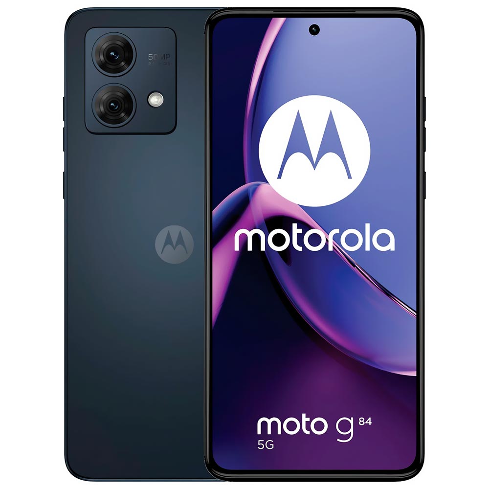 Celular Motorola G84 5G XT2347-1 8GB de RAM / 256GB / Tela 6.5" / Dual Sim - Preto Espacial