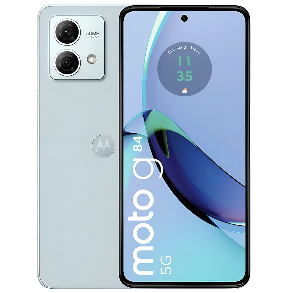 Celular Motorola G84 5G XT2347-2 8GB de RAM / 256GB / Tela 6.5" / Dual Sim 5G - Marshmallow Azul