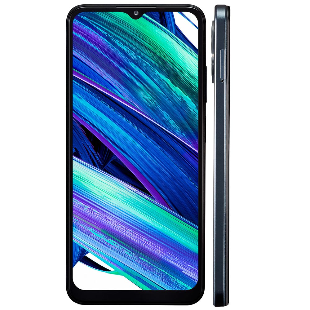 Celular Multilaser M23 Lite 4GB de RAM / 128GB / Tela 6.5" / Dual Sim LTE - Preto + Caixa de som pulse SP236