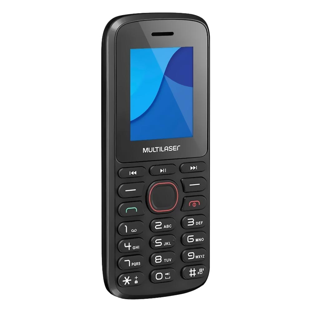 Celular Multilaser Up Play P9134 Tela 1.8" / Dual Sim - Preto
