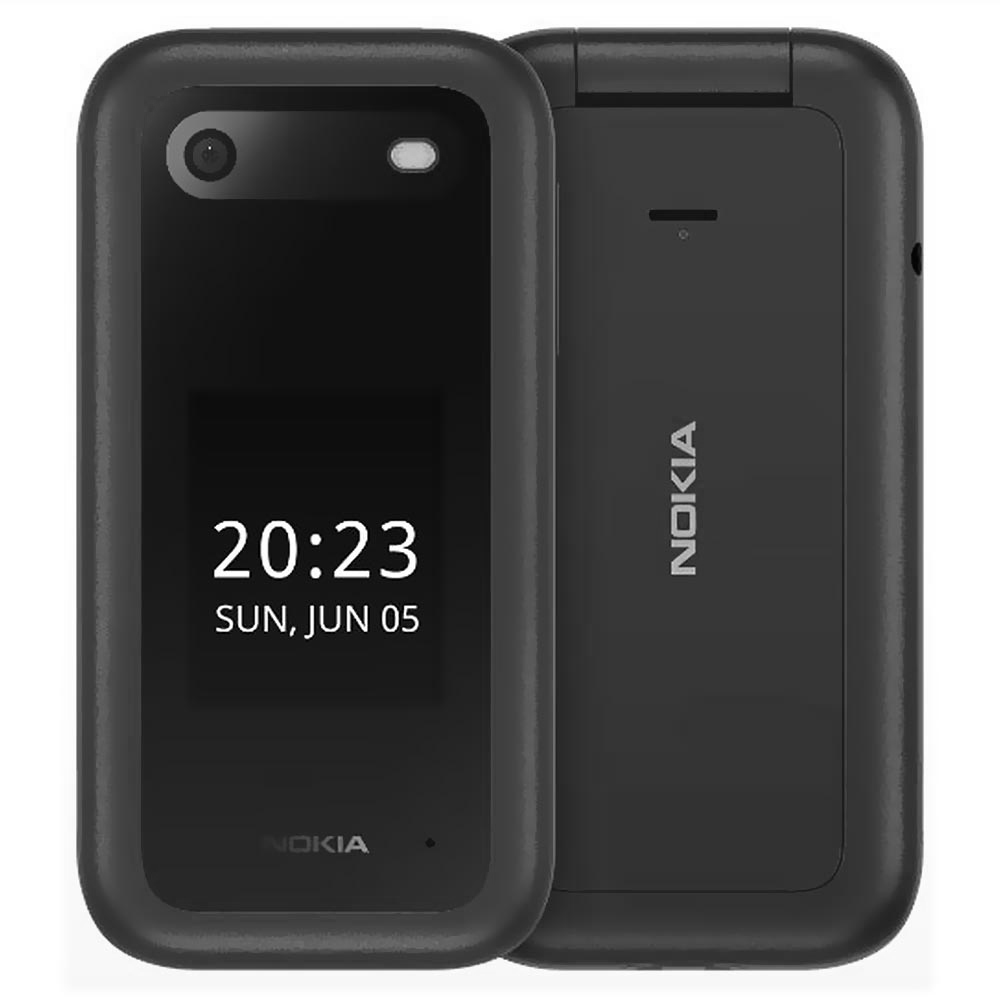 Celular Nokia 2660 Flip TA-1474 Tela 2.8" / Dual Sim - Preto