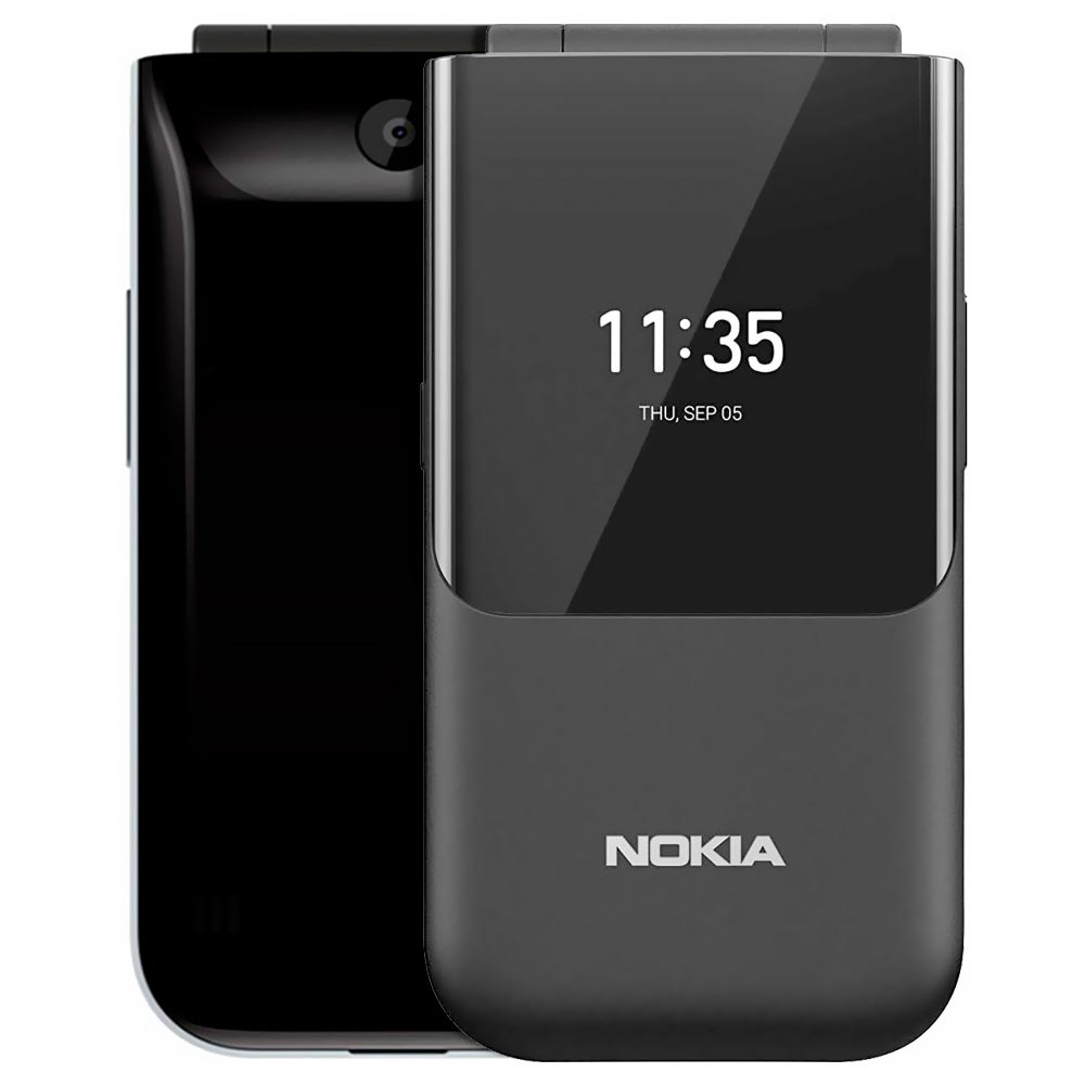 Celular Nokia 2720 Flip TA-1170 Tela 2.8" / Dual Sim - Preto