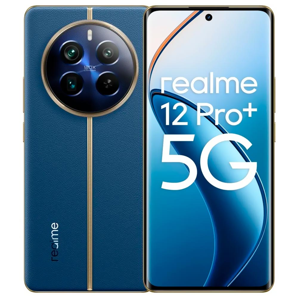 Celular Realme 12 Pro+ 5G RMX3840 12GB de RAM / 512GB / Tela 6.7" / Dual Sim - Submarine Azul