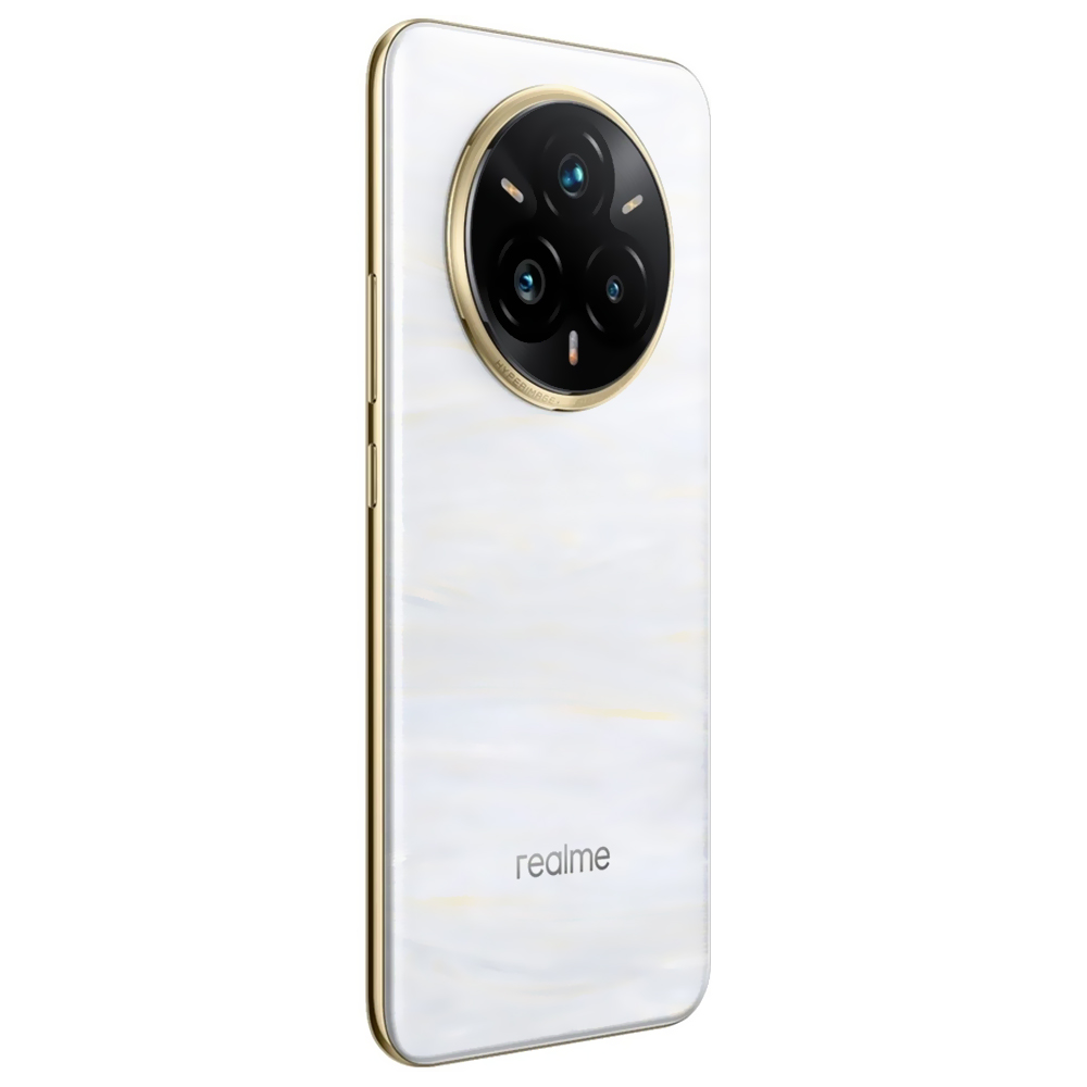 Celular Realme 14 Pro+ 5G RMX5051 12GB de RAM / 256GB / Tela 6.83" / Dual Sim - Pearl Branco (Anatel)