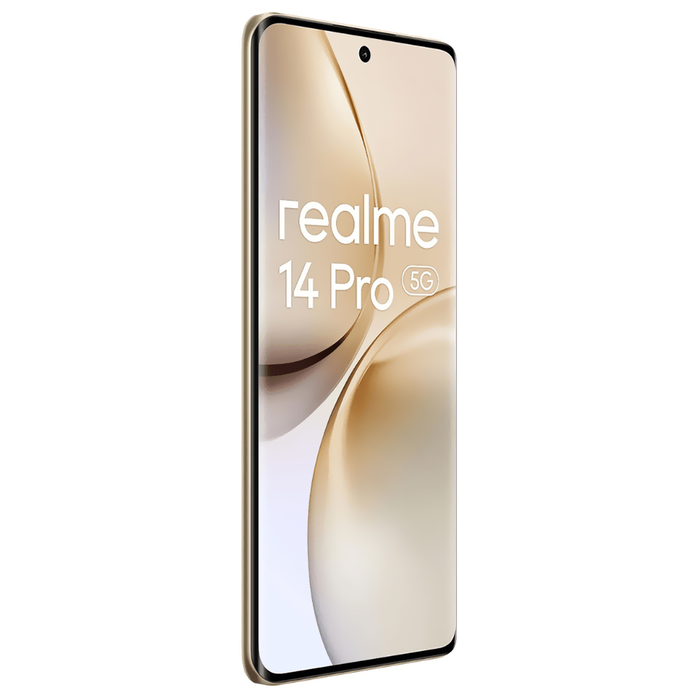 Celular Realme 14 Pro 5G RMX5056 12GB de RAM / 256GB / Tela 6.77" / Dual Sim - Pearl Branco (Anatel)