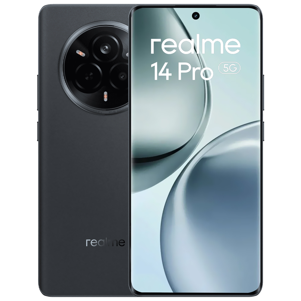 Celular Realme 14 Pro 5G RMX5056 12GB de RAM / 256GB / Tela 6.77" / Dual Sim - Suede Cinza (Anatel)