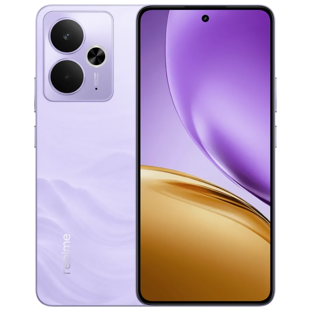 Celular Realme 14T 5G RMX5078 8GB de RAM / 256GB / Tela 6.67" / Dual Sim 5G - Lightning Roxo (Anatel)