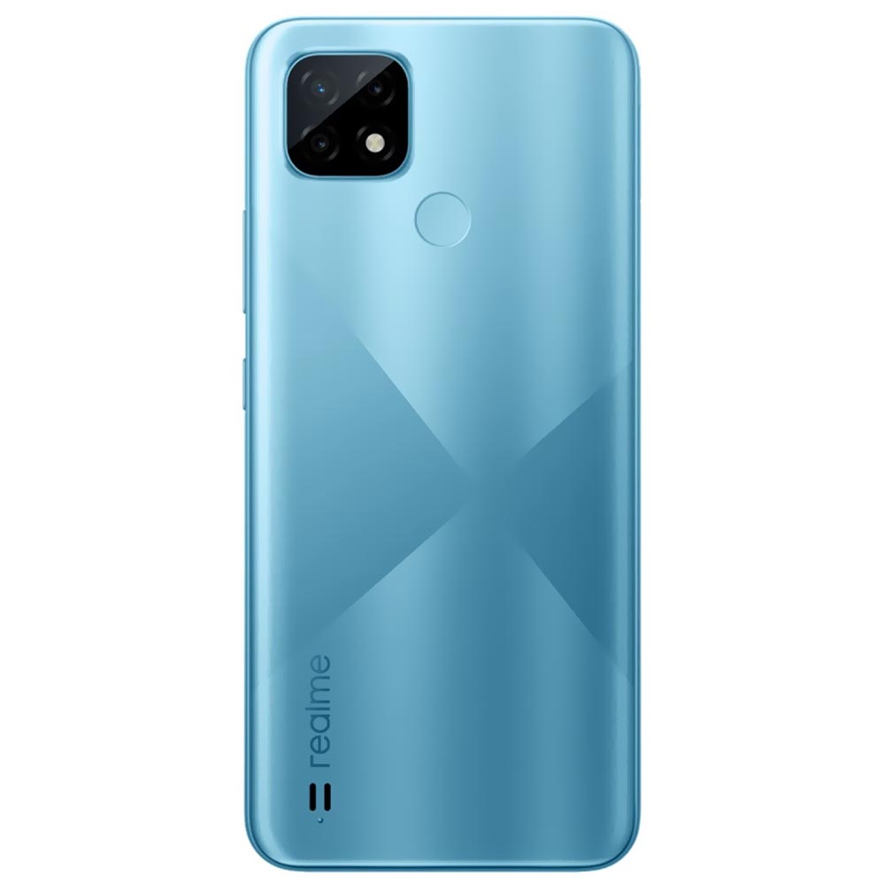 Celular Realme C21-Y RMX3263 4GB de RAM / 64GB / Tela 6.5" / Dual Sim LTE - Cross Azul