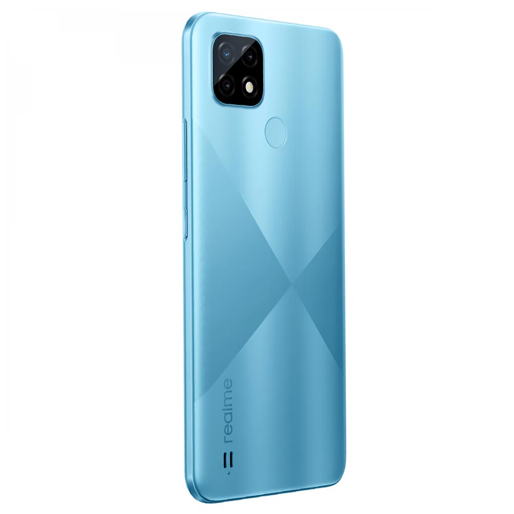 Celular Realme C21-Y RMX3263 4GB de RAM / 64GB / Tela 6.5" / Dual Sim LTE - Cross Azul
