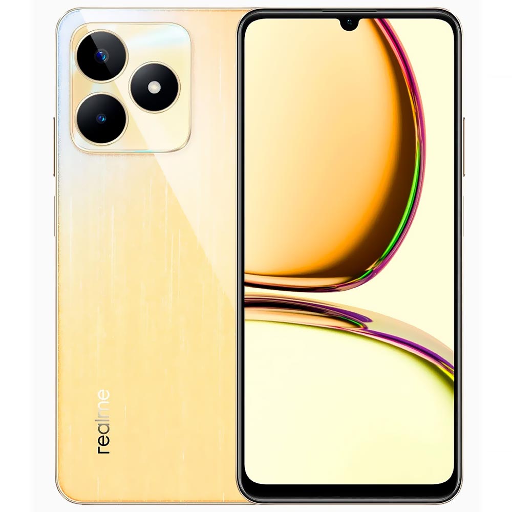 Celular Realme C53 RMX3760 NFC 6GB de RAM / 128GB / Tela 6.74" / Dual Sim LTE - Champion Dourado