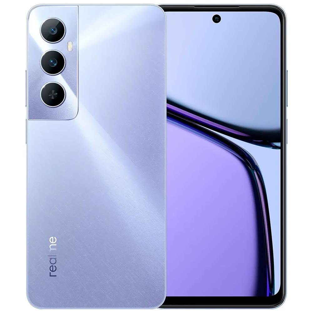 Celular Realme C65 RMX3910 NFC 8GB de RAM / 256GB / Tela 6.67" / Dual Sim LTE - Starlight Roxo