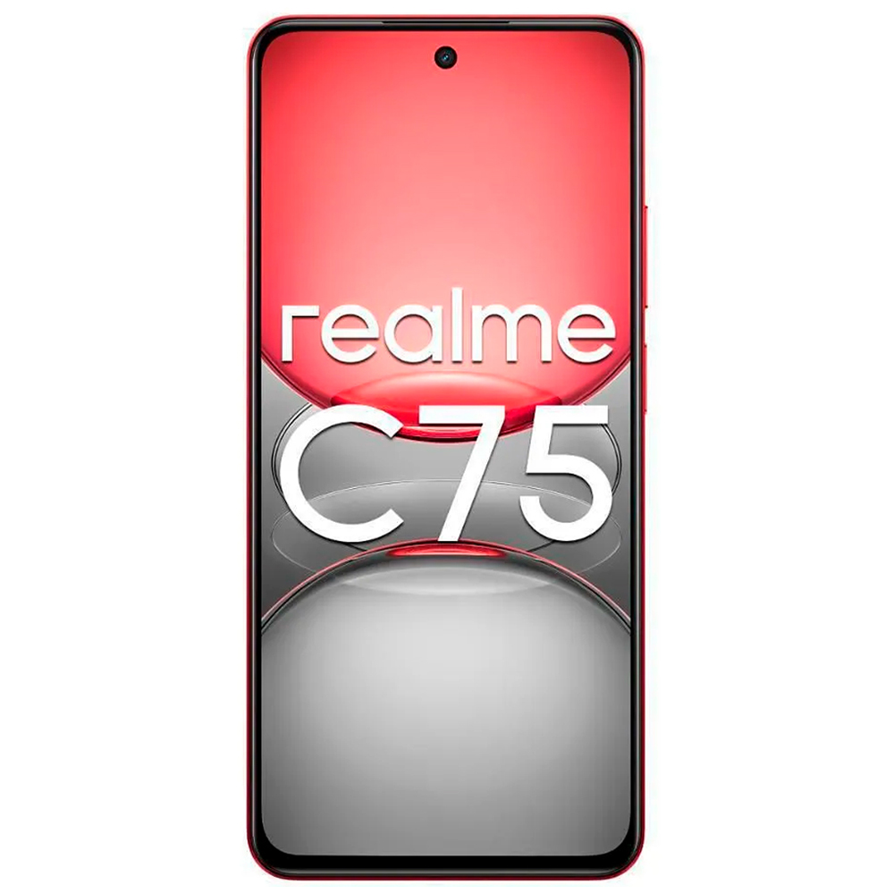 Celular Realme C75 RMX3941 8GB de RAM / 256GB / Tela 6.72" / Dual Sim LTE - Ruby Vermelho (Anatel)