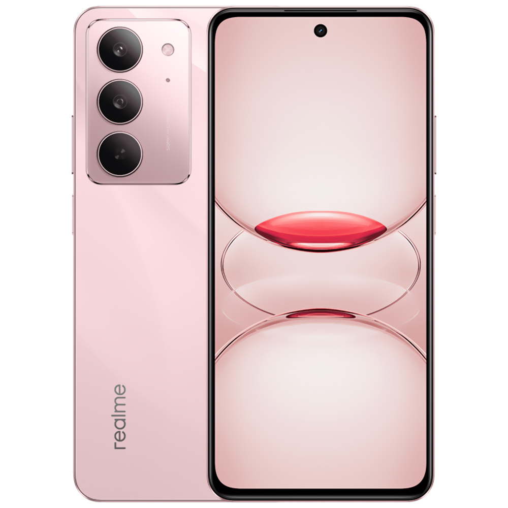 Celular Realme C75X RMX5020 NFC 6GB de RAM / 128GB / Tela 6.72" / Dual Sim LTE - Coral Rosa (Anatel)
