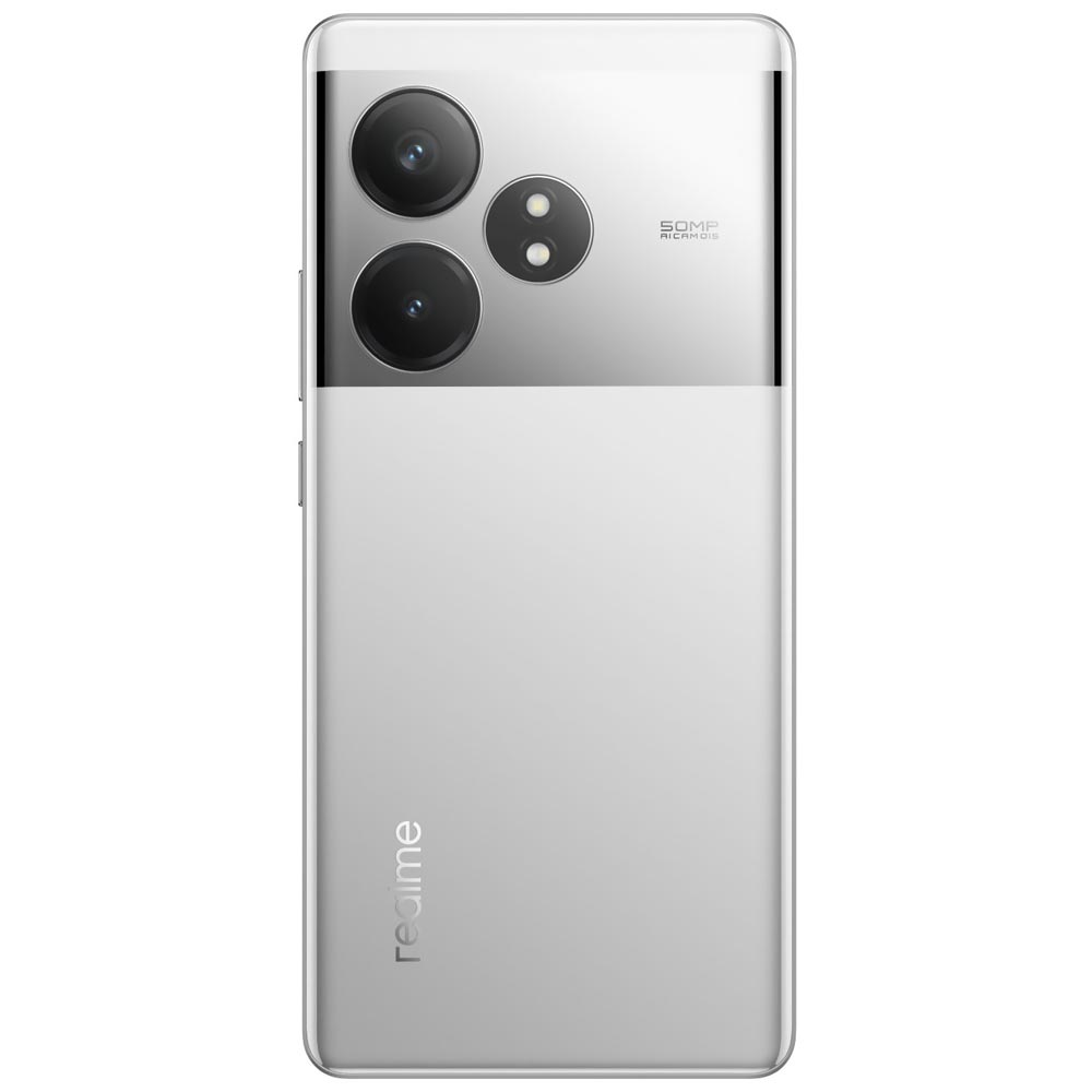 Celular Realme GT6 RMX3851 12GB de RAM / 256GB / Tela 6.78" / Dual Sim 5G - Fluid Prata