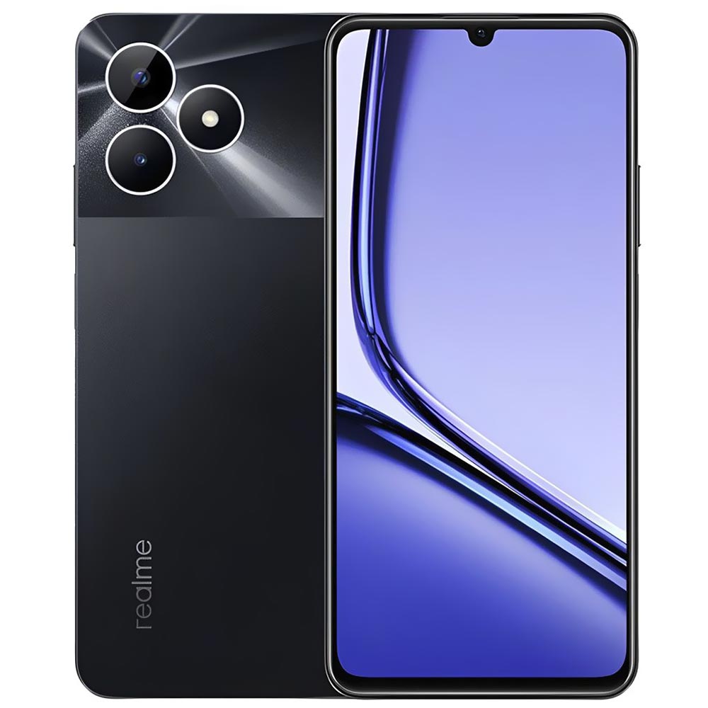 Celular Realme Note 50 RMX3834 3GB de RAM / 64GB / Tela 6.74" / Dual Sim LTE - Midnight