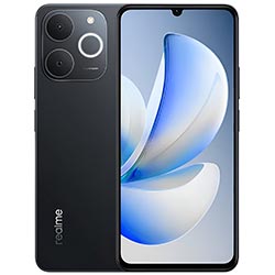 Celular Realme Note 70 RMX5313 4GB de RAM / 128GB / Tela 6.74" / Dual Sim LTE - Obsidian Preto (Anatel)
