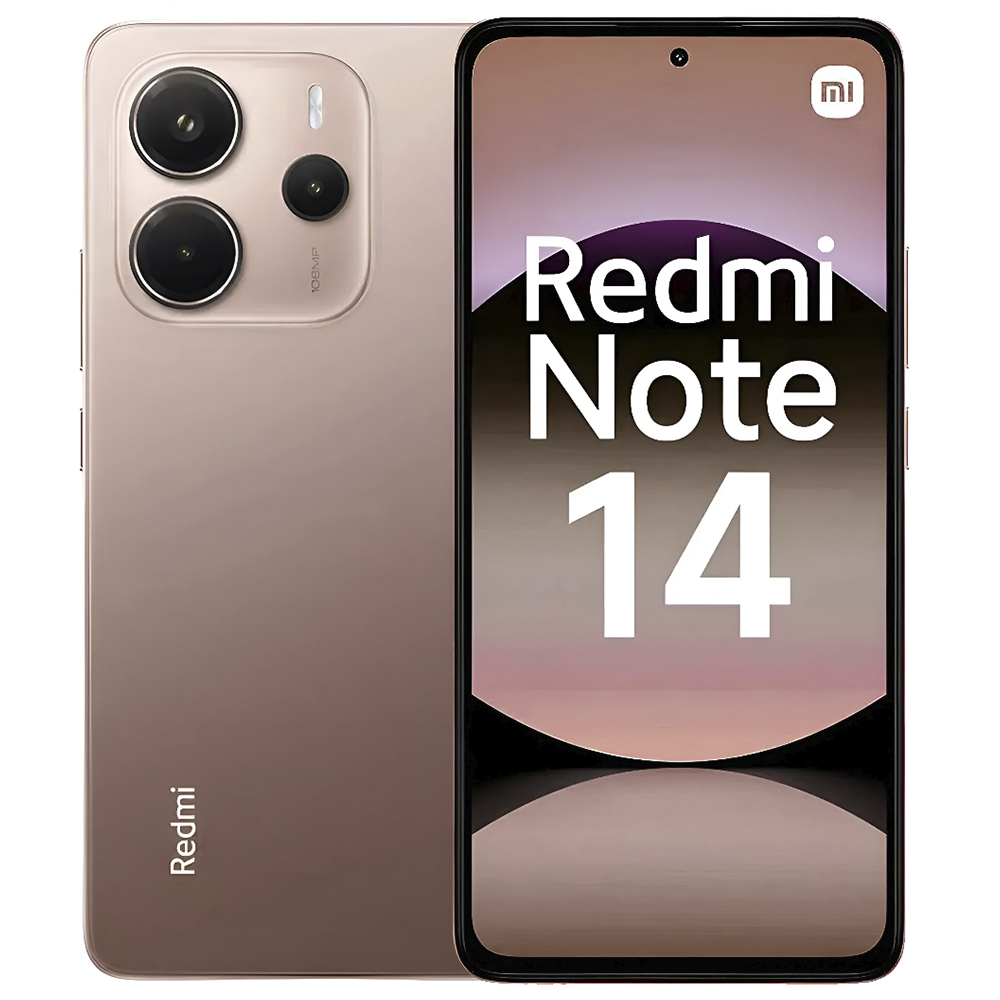 Celular Redmi Note 14 8GB de RAM / 256GB / Tela 6.67" / Dual Sim LTE - Sand Dourado (Global)