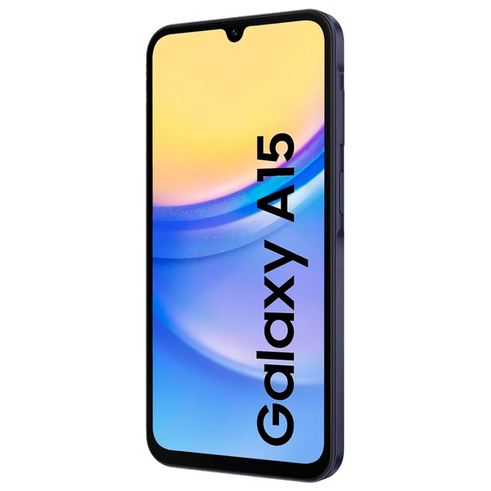 Celular Samsung Galaxy A15 A155F 4GB de RAM / 128GB / Tela 6.5" / Dual Sim LTE - Blue Preto