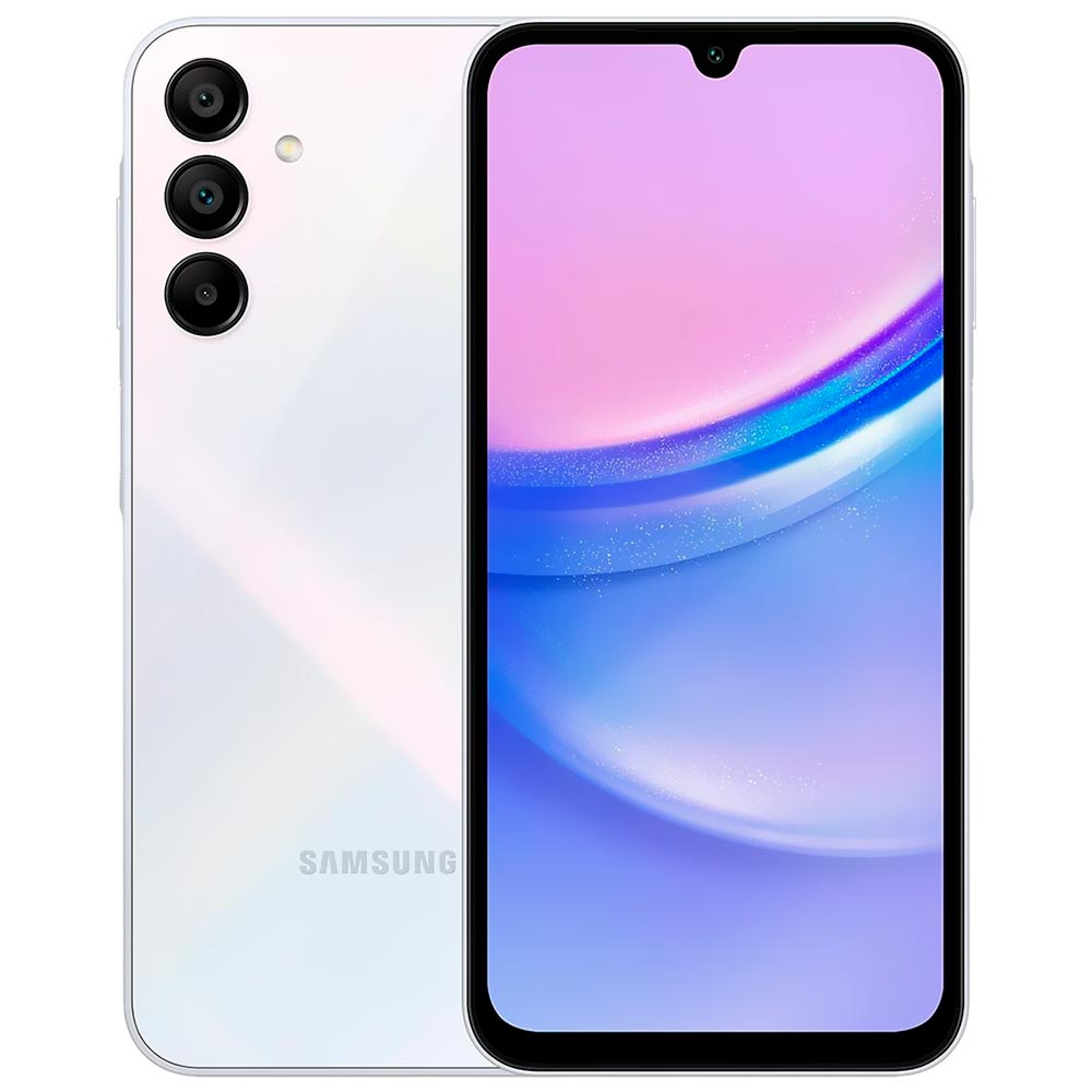 Celular Samsung Galaxy A15 A155M 4GB de RAM / 128GB / Tela 6.5" / Dual Sim LTE - Light Azul