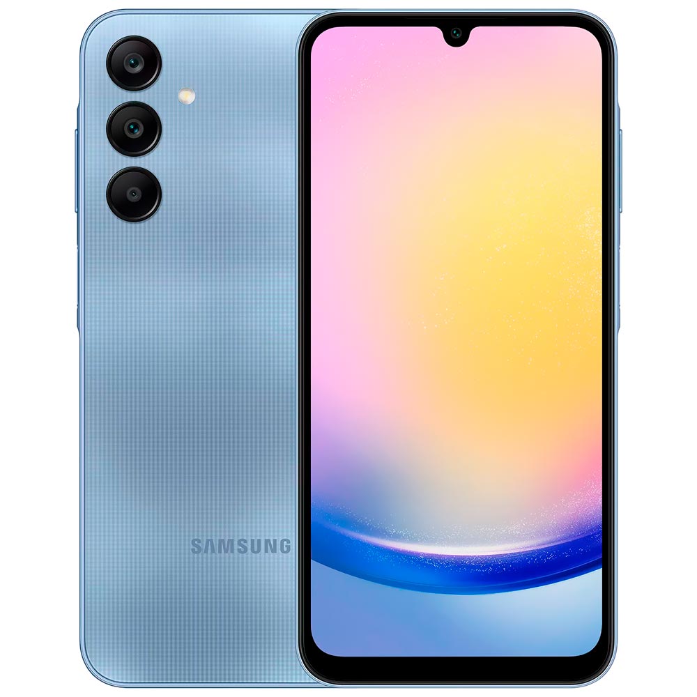 Celular Samsung Galaxy A25 5G A256E 8GB de RAM / 256GB / Tela 6.5" / Dual Sim - Azul