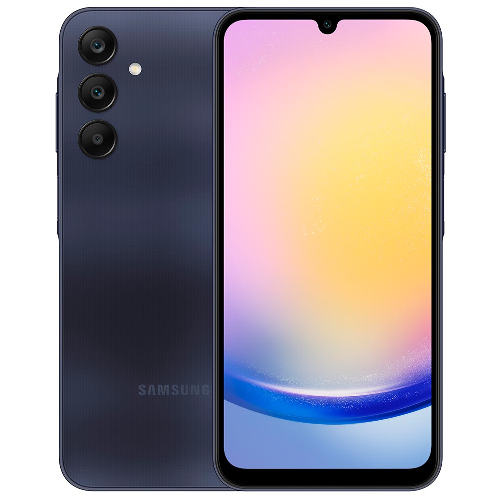 Celular Samsung Galaxy A25 5G A256E 8GB de RAM / 256GB / Tela 6.5" / Dual Sim - Blue Preto