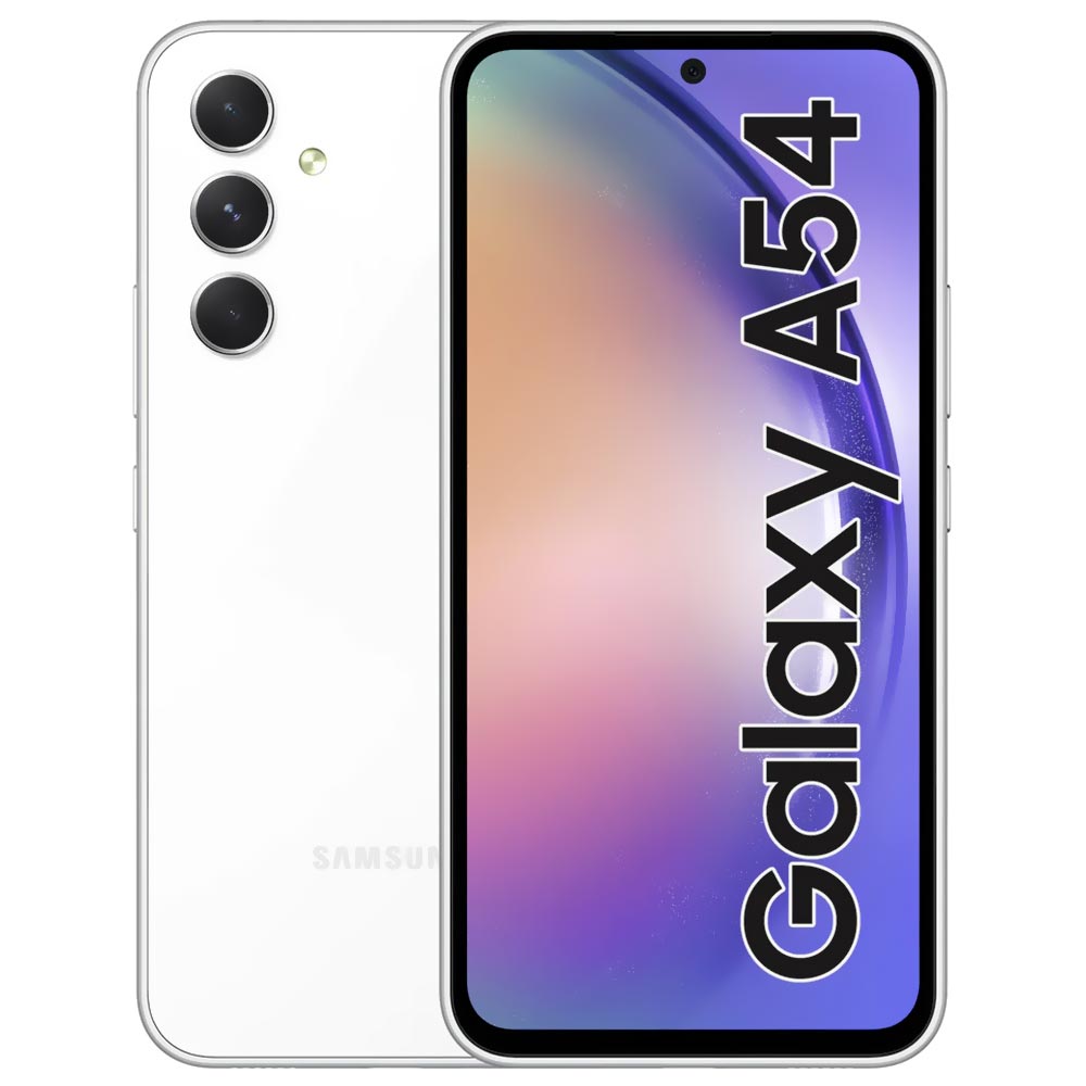 Celular Samsung Galaxy A54 5G A546E 8GB de RAM / 128GB / Tela 6.4" / Dual Sim - Awesome Branco (Global)