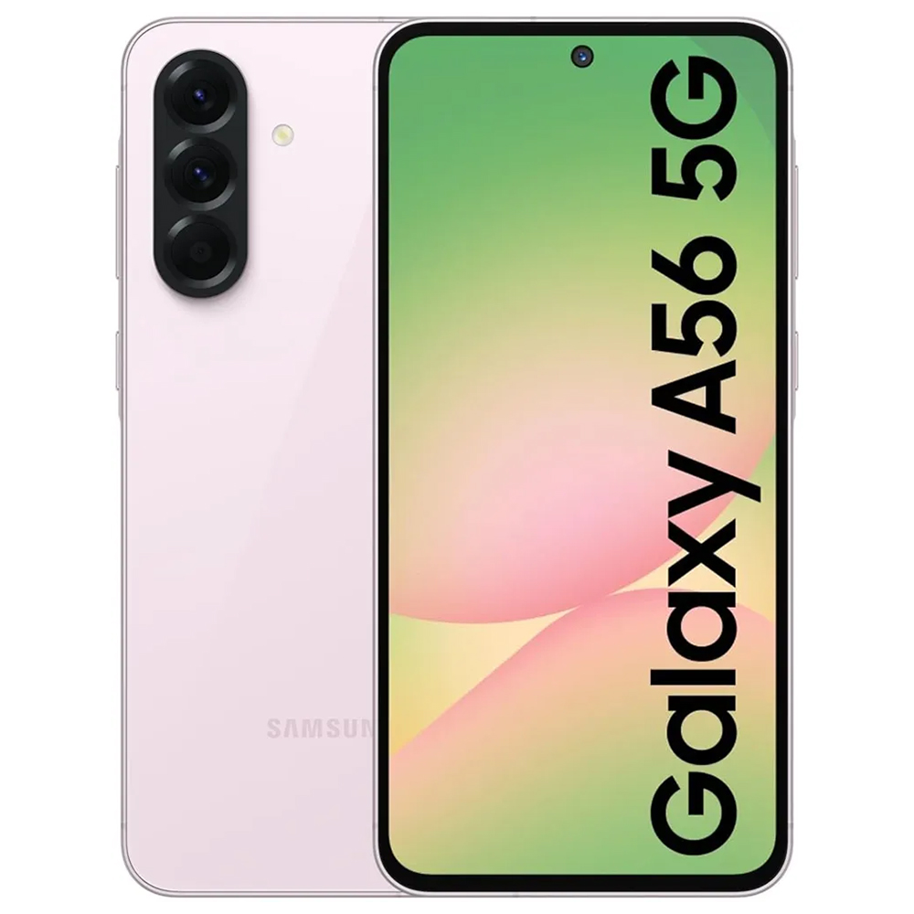 Celular Samsung Galaxy A56 5G A566B 8GB de RAM / 128GB / Tela 6.7" / Dual Sim 5G - Awesome Rosa