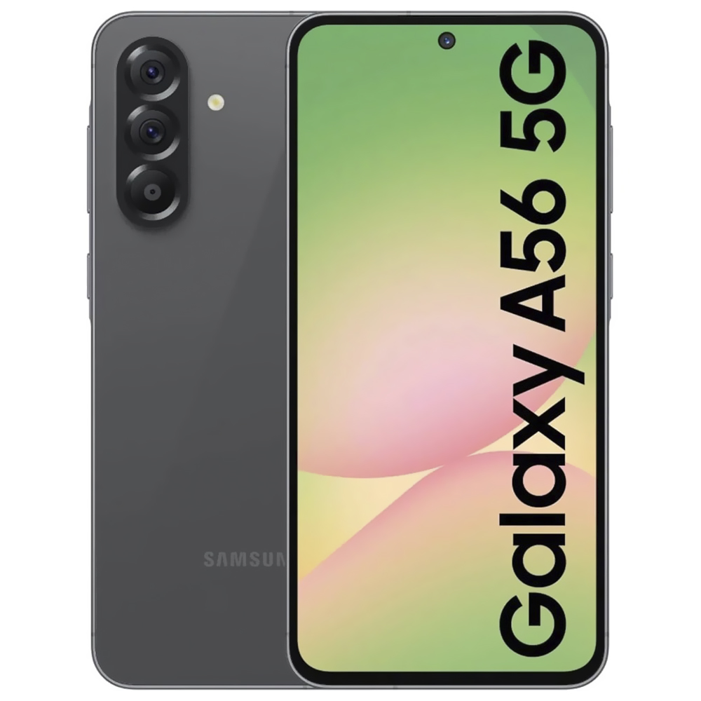 Celular Samsung Galaxy A56 5G A566E 8GB de RAM / 256GB / Tela 6.7" / Dual Sim 5G - Awesome Graphite