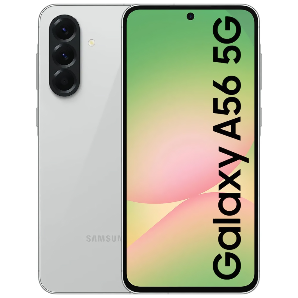 Celular Samsung Galaxy A56 5G A566E 8GB de RAM / 256GB / Tela 6.7" / Dual Sim 5G - Awesome Lightgray