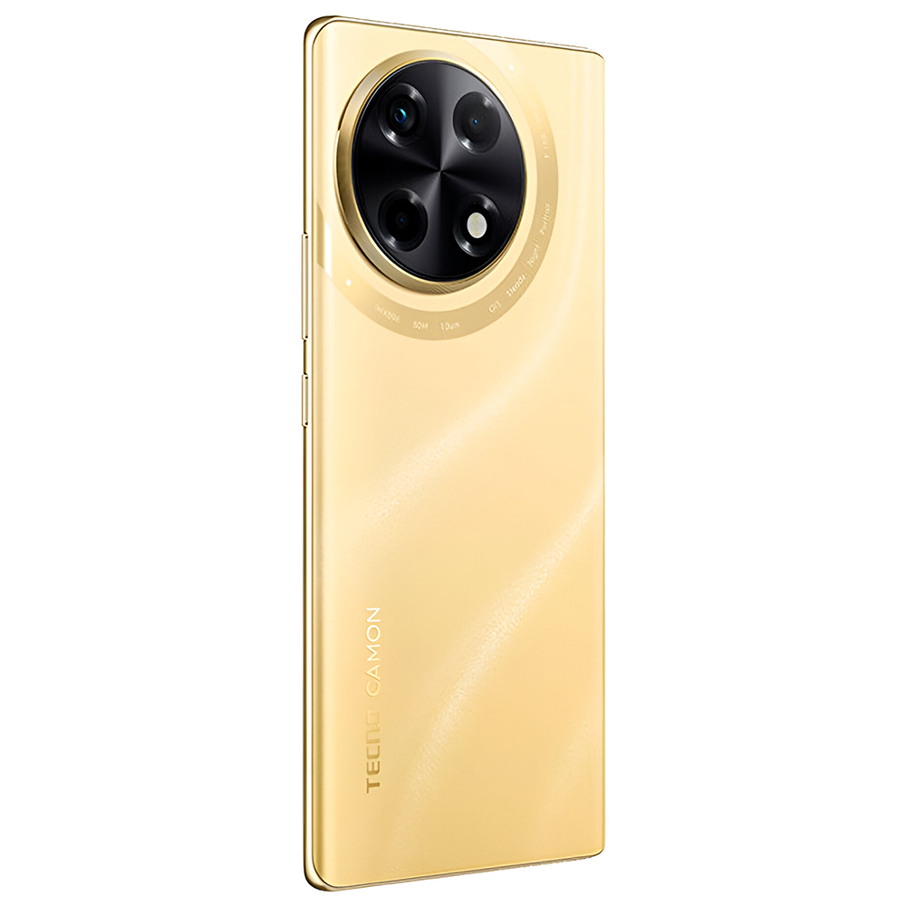 Celular Tecno Camon 30S CLA5 NFC 8GB de RAM / 256GB / Tela 6.78" / Dual Sim LTE - Dawn Dourado